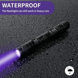 Pen Clip 395nm UV Light, Pet Dog Cat Urine Detector & Scorpion Finder, Portable Ultraviolet Flashlight Lamp, Uses AAA Batteries