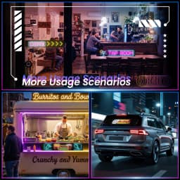 RGB Pixel Soft Screen, 5V USB Powered with Battery, APP+Key Remote, Custom Text/Pattern/Animation Scrolling LED Display for DIY Decoration