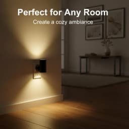 1-4Pcs LED Night Lights Plug Into Wall Dimmable Night Light with Light Sensor Wall Light for Bedroom Hallway Stairway Livingroom