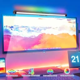 Computer Monitor Light Bar for PC Monitor USB Powered LED Lamp Screen Hanging Light Student Eyes Protection Reading Learning