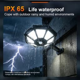 98000000LM Solar Lights Outdoor Street Light Motion Sensor Remote Control Outdoor Solar Lamp Spotlight for Wall Garden Courtyard