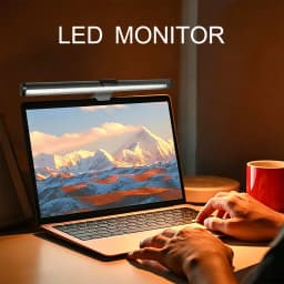 Desktop PC Monitor Screen Hanging Light Bar RGB Atmosphere Lighting For Learning/Working/Gaming Screen Eye Protection Lamp
