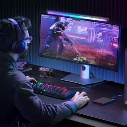 Desktop PC Monitor Screen Hanging Light Bar RGB Atmosphere Lighting For Learning/Working/Gaming Screen Eye Protection Lamp