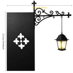 Vintage Gothic Metal Reading Lamp LED Night Light Ornament Book Decor Hanging Bookshelf Lamp for study Home Library