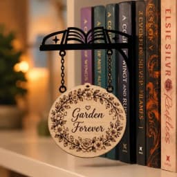 Vintage Gothic Metal Reading Lamp LED Night Light Ornament Book Decor Hanging Bookshelf Lamp for study Home Library