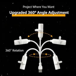Mini USB Galaxy Star Projector Night Light 5/10/15 Patterns Clear Image With Film Starry Sky Ambient Light For Bedroom Car Decor