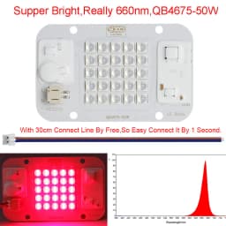 Quantum LED Grow Light Chip LM283B+ 100W 50W DOB COB Full Spectrum Welding Free 220V 110V LED Chip For Indoor Plants