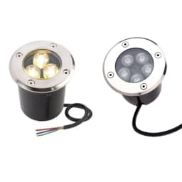 LED Garden Light Underground 3W 5W7W10W 12W Waterproof IP67 Outdoor Floor Recessed Spotlight Outside Deck Lighting 220V DC12V24V