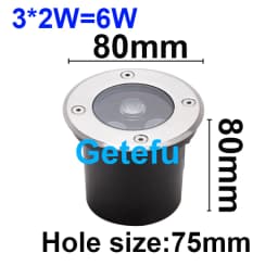 LED Garden Light Underground 3W 5W7W10W 12W Waterproof IP67 Outdoor Floor Recessed Spotlight Outside Deck Lighting 220V DC12V24V