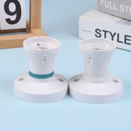 High-power E27 Screw Ceiling Lamp Head LED Lamp Holder Desktop Led Lighting Base Socket Home Heat Resistant Round Lamp Holder.