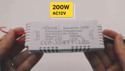 Dimmable 120W 160W 180W 200W AC220V to AC12V Electronic Transformer For G4/G5.3 MR16 Quartz Lamp Halogen Lamp Crystal Lamp CE