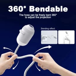 USB Starry Sky Projector Lamp Car Interior Star Galaxy Projection Ambient Lighting 360° Adjustable Night Light For Home Bedroom