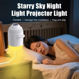 USB Starry Sky Projector Lamp Car Interior Star Galaxy Projection Ambient Lighting 360° Adjustable Night Light For Home Bedroom