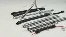 1/5/10pc Dia6mm LED Gooseneck Desk Lamp Soft Flexible Light Holder 10/20/30CM Table Lamp Lights Accessories LED Hose Metal Pipe
