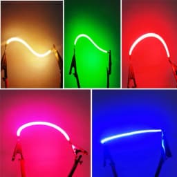 10PCS COB LED Flexible Ultra Slim Filament 3V Spiral Bulb Filament Retro Edison Bulb Lamp Parts Diode Lighting Strip Decoration