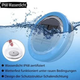 Solar Swimming Pool Lights Ip68 LED Pool Lights That Float & Glow Waterproof Long Lasting Outdoor Light up Pool Light for Garden