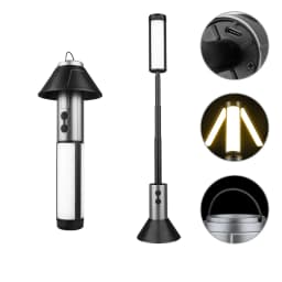 Rechargeable Outdoor Camping Light Tent Lamp Portable Foldable Flashlight Emergency Power Bank Work Floodlight