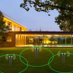 1/2/4/8 Solar Powered Ultrasonic Sonic Mole Pest Rodent Repeller Repellent Yard Outdoor Lamp Backyard Farmland Mouse Repeller