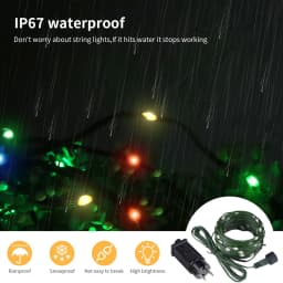 24V LED Christmas lights Green Wire Leather Fairy Lights String 50M 100M Waterproof Outdoor Garden Party Wedding Garland Decor J