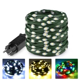 24V LED Christmas lights Green Wire Leather Fairy Lights String 50M 100M Waterproof Outdoor Garden Party Wedding Garland Decor J