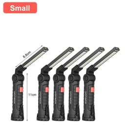 Multifunctional Folding Work Light Portable Camping Light Type-C Rechargeable Flashlight With Built-in Battery Magnetic Lamp