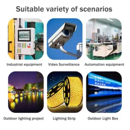 Switching Power Supply AC 170V-265V to DC 12V 24V 36W 200W 400W 500W Outdoor LED Light Transformer IP67 Waterproof