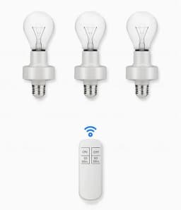 Wireless Remote Control E27 Light Socket Smart Switch LED Lamp Base House Timer Switch WiFi Light Bulb Holder Room Smart Device