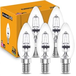 C35 E14 E27 28W/42W Replace Lamps Halogen Bulbs Halogen Energy-saving Lamps Candles Pointed Bulbs Tungsten Halogen Lamp