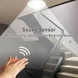 2pcs/lot Led Downlight 5W 7W 9W 220V Sound Sensor Ceiling Light 2.5/3/4 inch Round Led Panel Down Light Voice Control Spotlight