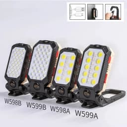 Multifunctional COB Portable Work Light USB Rechargeable Emergency Repair Light Mobile Light Source Flashlight