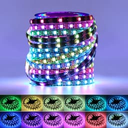 WS2812B Smart Pixel RGBIC Led Strip Light DC5V USB Individually Addressable IC 30/60 Pixels/Leds/m IP30/IP65/IP67 Magic Light