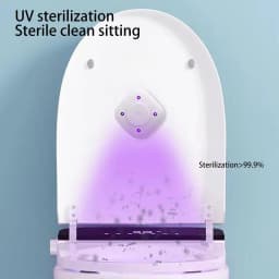 UV Toilet Sterilizer Smart Electric Toilet Sterilizer Aromatherapy Toilet Cleaner IPX4 Waterproof UV Lamp For Washrooms