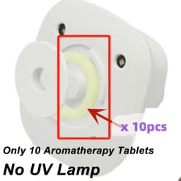 UV Toilet Sterilizer Smart Electric Toilet Sterilizer Aromatherapy Toilet Cleaner IPX4 Waterproof UV Lamp For Washrooms