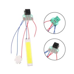 Flashlight DIY Accessories Double LED Light Board With Control Switch DC 3.7-5V Night Lighting Desk Lamp