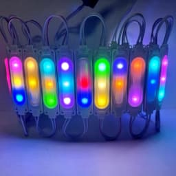 20PCS/lot 10 Colors Available 12V RGB Highlight Led Module Waterproof IP65 COB Light Strip Backlight Shop Banner Car Decoration