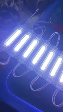 20PCS/lot 10 Colors Available 12V RGB Highlight Led Module Waterproof IP65 COB Light Strip Backlight Shop Banner Car Decoration