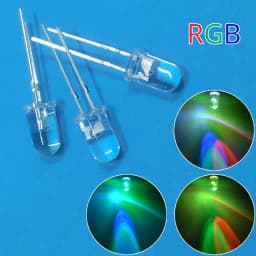 1000pcs F5 5mm Round White Red Green Blue Yellow Water Clear Led Super Bright Ligte Emitting Diodes 6000-6500k Lamp Bulb