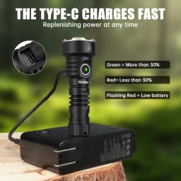 Wurkkos TS12 Mini Flashlight 14500 Rechargeable LED Flashlight 1050 Lumens SFT25R IP68 Waterproof Magnetic Tail Switch