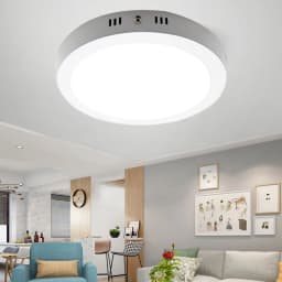 Led Ceiling Lamp 110-265V Ultra Thin Panel Led Light for Living Room Bedroom Indoor Lighting 20W 30W Square Round Ceiling Lights