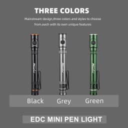 Mini EDC High Bright Pen Flashlight USB Rechargeable Magnet Small Pen Clip Torch Outdoor Camping Hiking Emergency Lighting Light