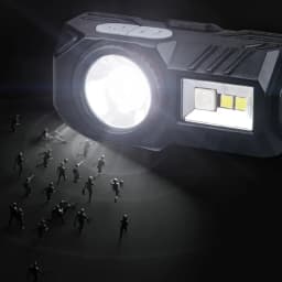New Mini LED Headlamp Motion Sensor Camping Fishing Lantern USB Rechargeable Headlight with Magnet Warning Lamp Cap Clip Lights