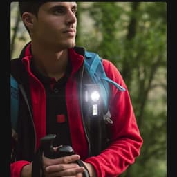 New Mini LED Headlamp Motion Sensor Camping Fishing Lantern USB Rechargeable Headlight with Magnet Warning Lamp Cap Clip Lights