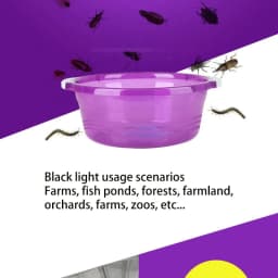 Y1UB UV Bulb Black Light Energy-Save 220V/E27 30W/40W Screw Lamp Bulb for Agriculture Money Identify