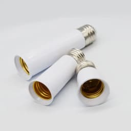 New 65/95/120mm E27 To E27 Extender Lamp Holder Base Bulb Extend Extension Socket Adapter LED Light Adapter Converter