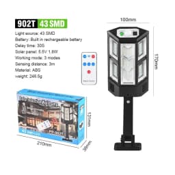 Newest Solar LED Light 300000LM Outdoor Solar Lamp Of Motion Sensor 4 Mode Waterproof IP65 Solar Garden Light Street Yard Lanter