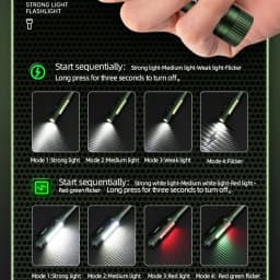 2-in-1 COB Pen Work Light LED Mini Flashlight Rechargeable Clip Pocket Torch Camping Work Car Repair Emergency Lamp P34