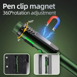 2-in-1 COB Pen Work Light LED Mini Flashlight Rechargeable Clip Pocket Torch Camping Work Car Repair Emergency Lamp P34
