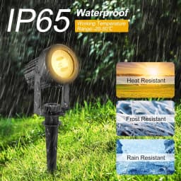 3000K/6000K Outdoor Solar LED Light IP65 Garden Landscape Pathway Wall Lamp for Tree Decoration Yard Street Solar Spotlight