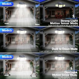 3 Heads Solar Motion Sensor Lights 236/223LED Solar Security Flood Lights Waterproof 3 Modes Wall Light Garden Yard Patio Pathwa