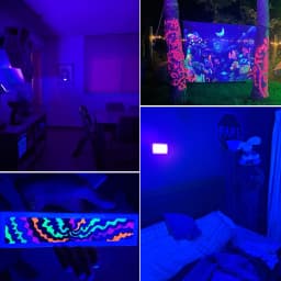 LED UV Lamp Flood Light 395nm 400nm USB 5V Ultraviolet Stage Lamp 50W 100W 200W LED Stage Blacklight Waterproof Disco Party